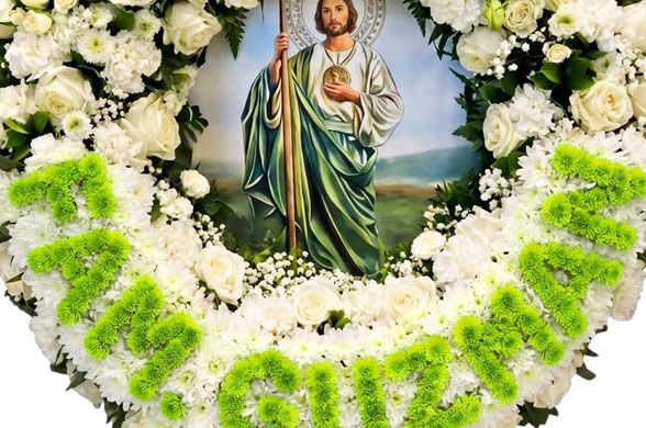 delivery Flores gratitud a San Judas guatemala