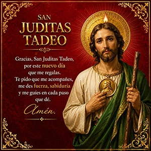Agradecimientos a San Judas Tadeo