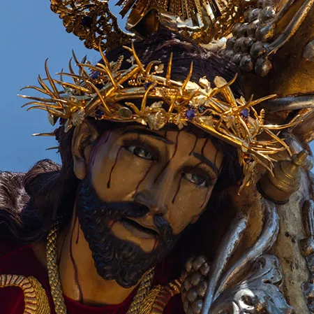 flores para jesus de san bartalome - jesus de la caida antigua guatemala